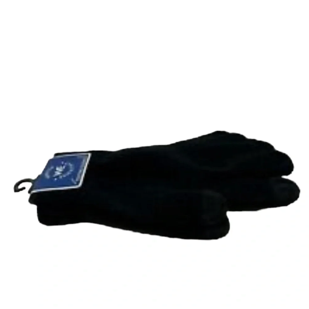 We Texting Touchscreen Gloves 2 Pair Warm Winter Stretchy Knit Black OS Unisex